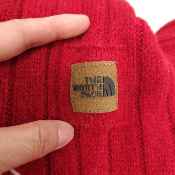 The North Face Mens Wool Crew Neck Long Sleeve Sweater Size XXL Red - Picture 6 of 6